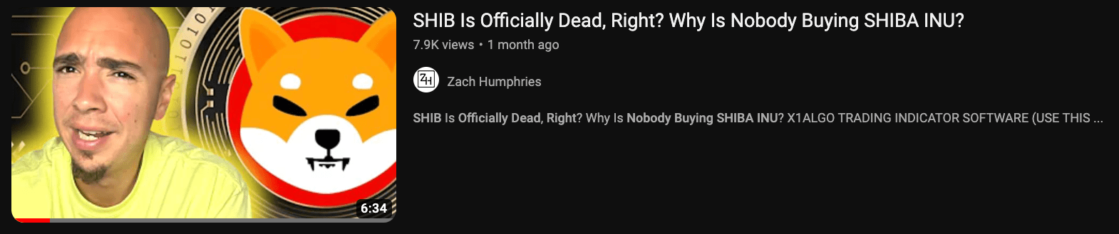 Zach Humphries SHIB price prediction