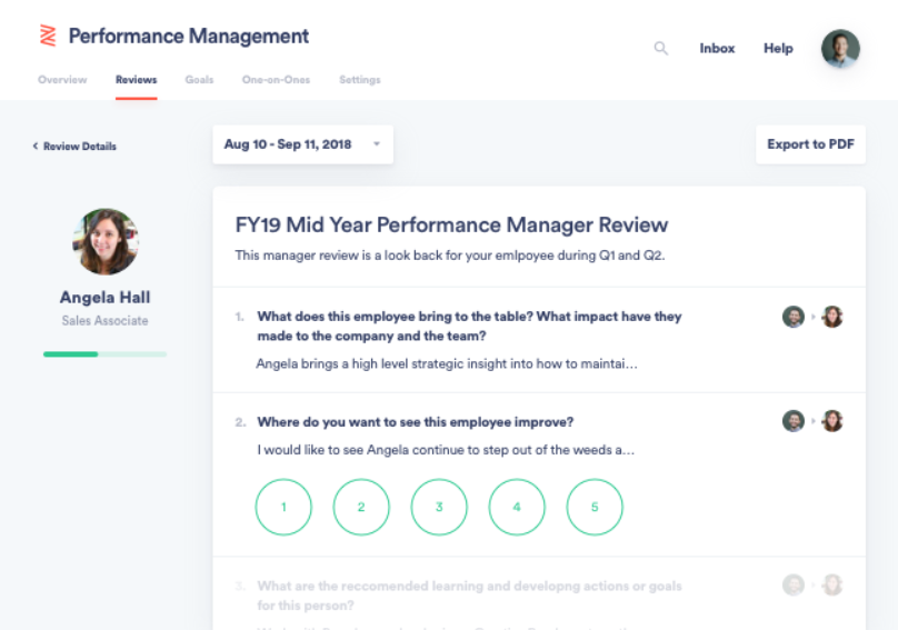 Zenefits Performance Review