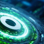 A swirling vortex, signifying mainnet launch