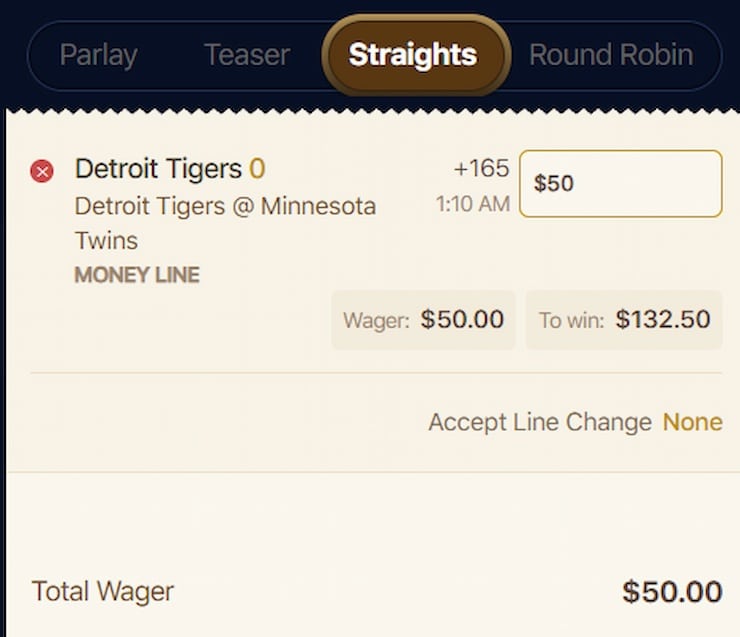 WynnBet wager