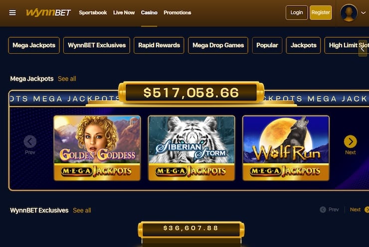 WynnBet desktop