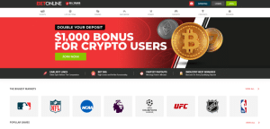 BetOnline homepage