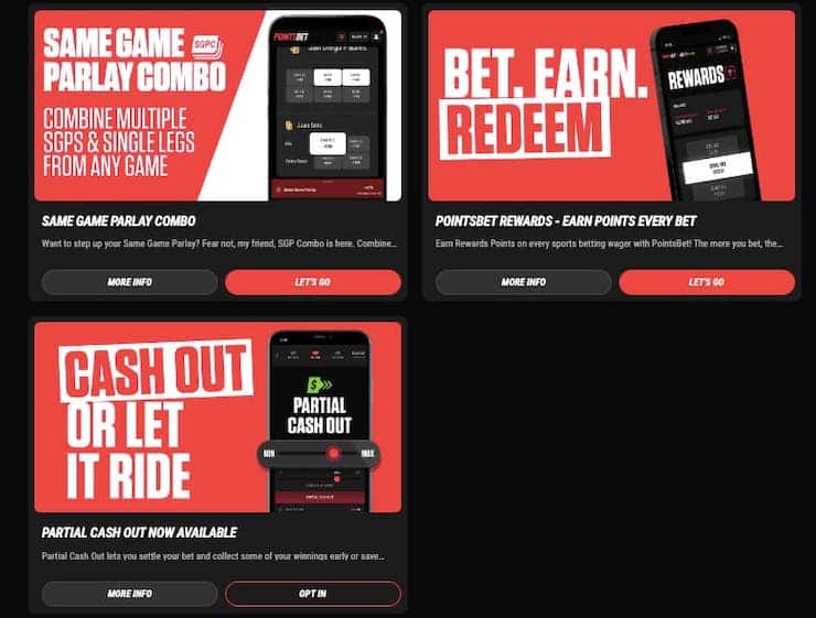 pointsbet co current promotions