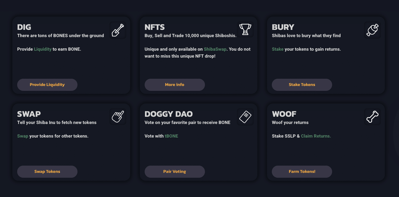 ShibaSwap exchange
