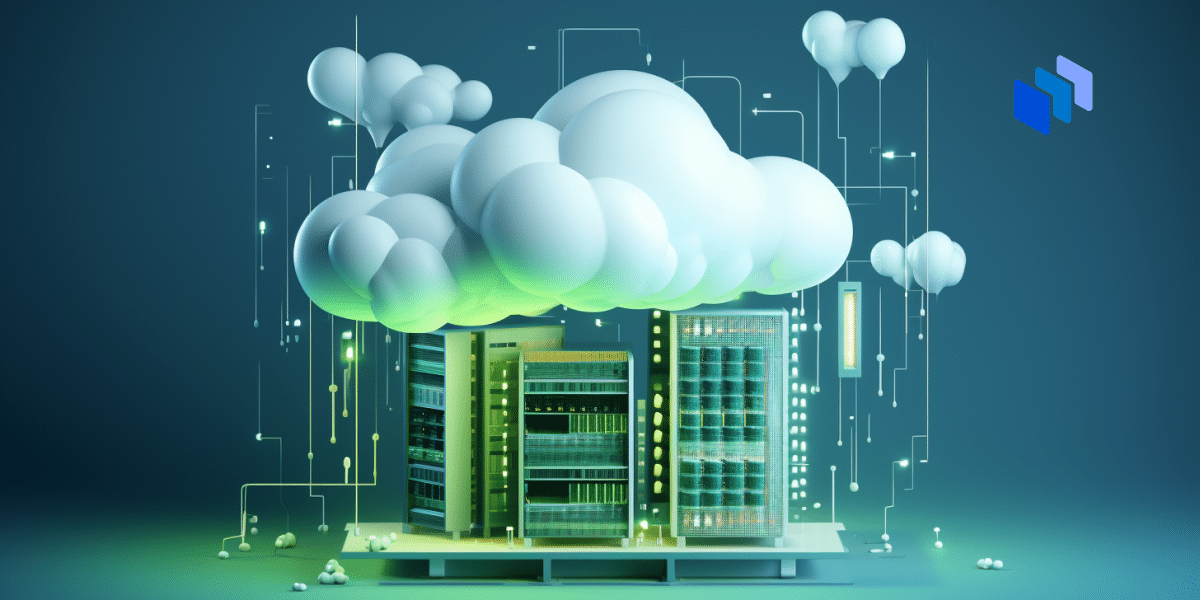 The digital cloud over a hospital