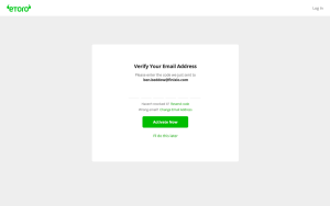 etoro verify email address page