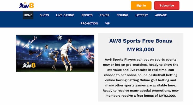 AW8 malaysia betting