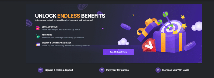 The BC original COCO character appears on the site every 6 hours with a small reward.