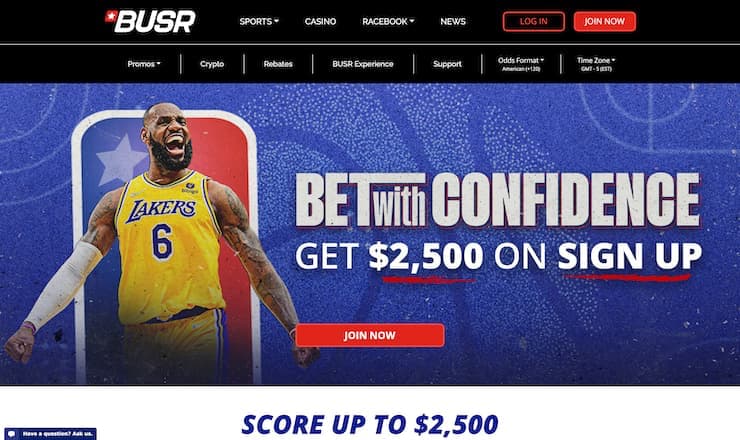 BUSR New Jersey Online Gambling Site Homepage