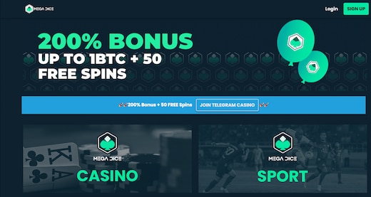 Besök Mega Dice casino utan gränser