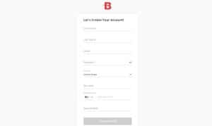 BetOnline Sign Up Form