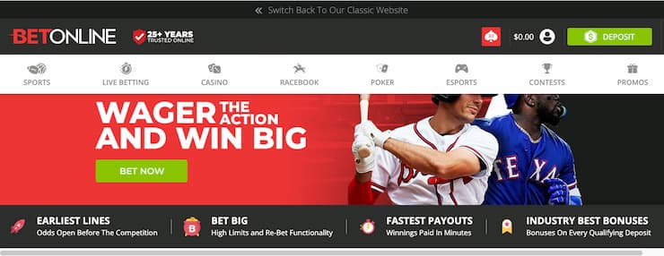 Betonline sportsbook and casino