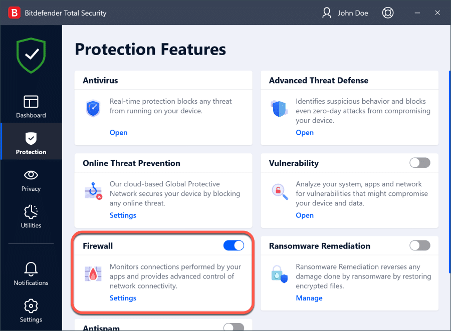 Bitdefender UK antivirus