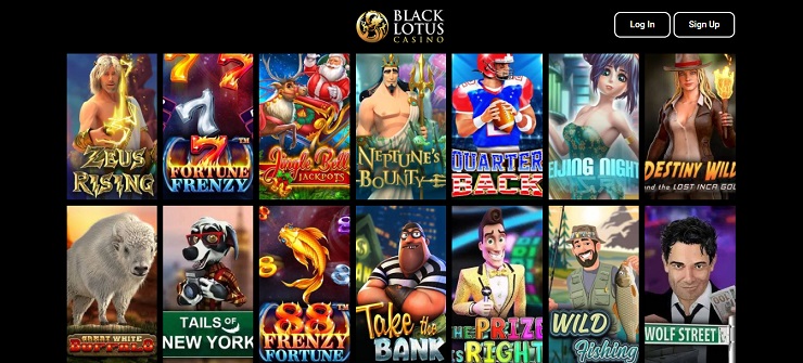 Black Lotus Casino website