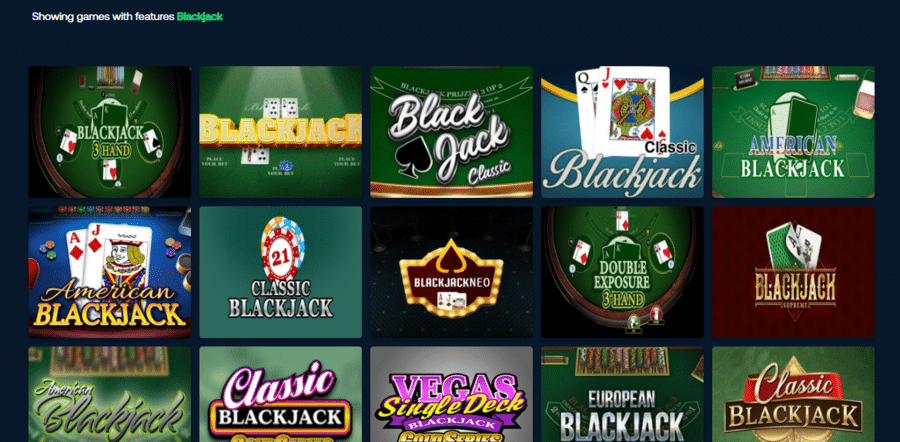 The ever-growing blackjack selection is one of Betpanda’s biggest attractions.