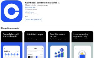 Coinbase on App store
