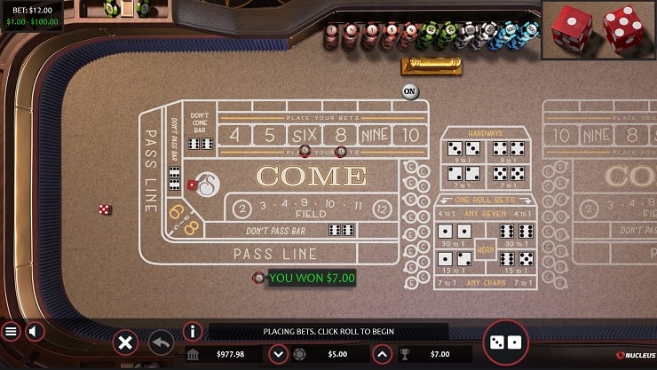 Craps 6/8 Bets