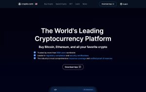 Crypto.com home page