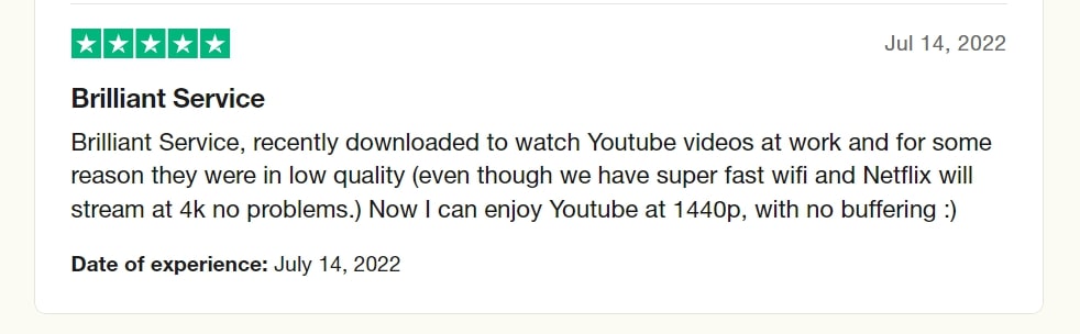 Hola Trustpilot review