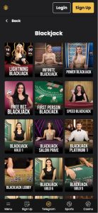 Lucky Block blackjack app