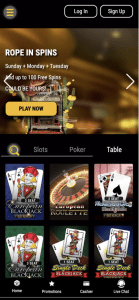 Lucky Creek Blackjack casino