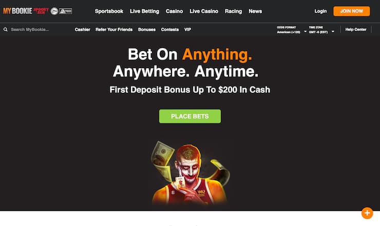 MyBookie New Jersey Online Gambling Site Homepage