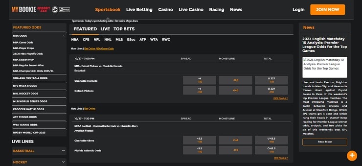 MyBookie Sportsbook