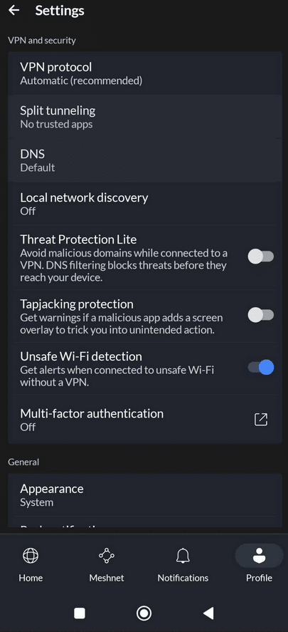 노드VPN 안드로이드 리뷰