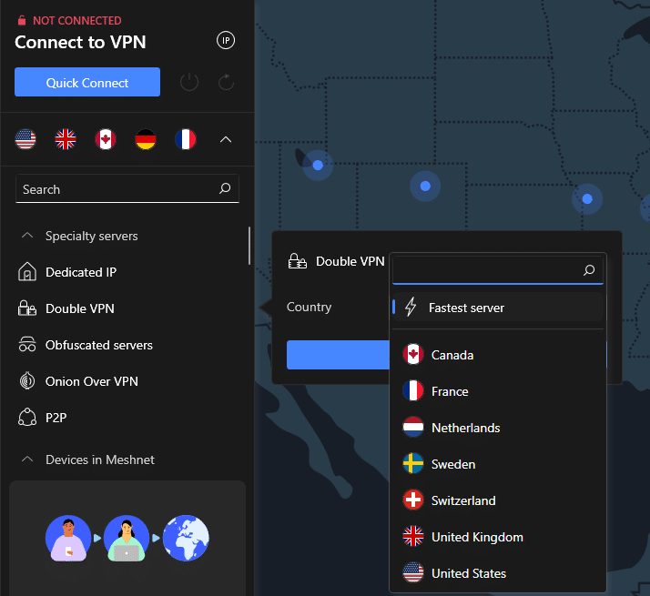 노드VPN 더블 VPN