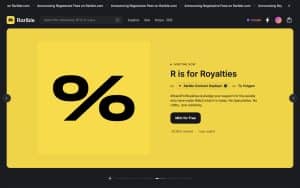 Rarible Home Page