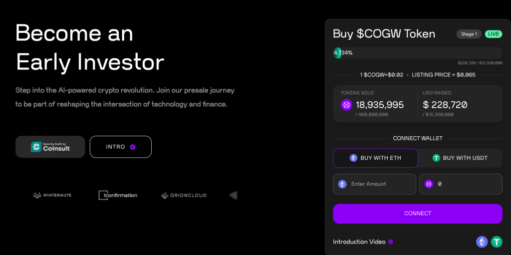 Cogwise presale