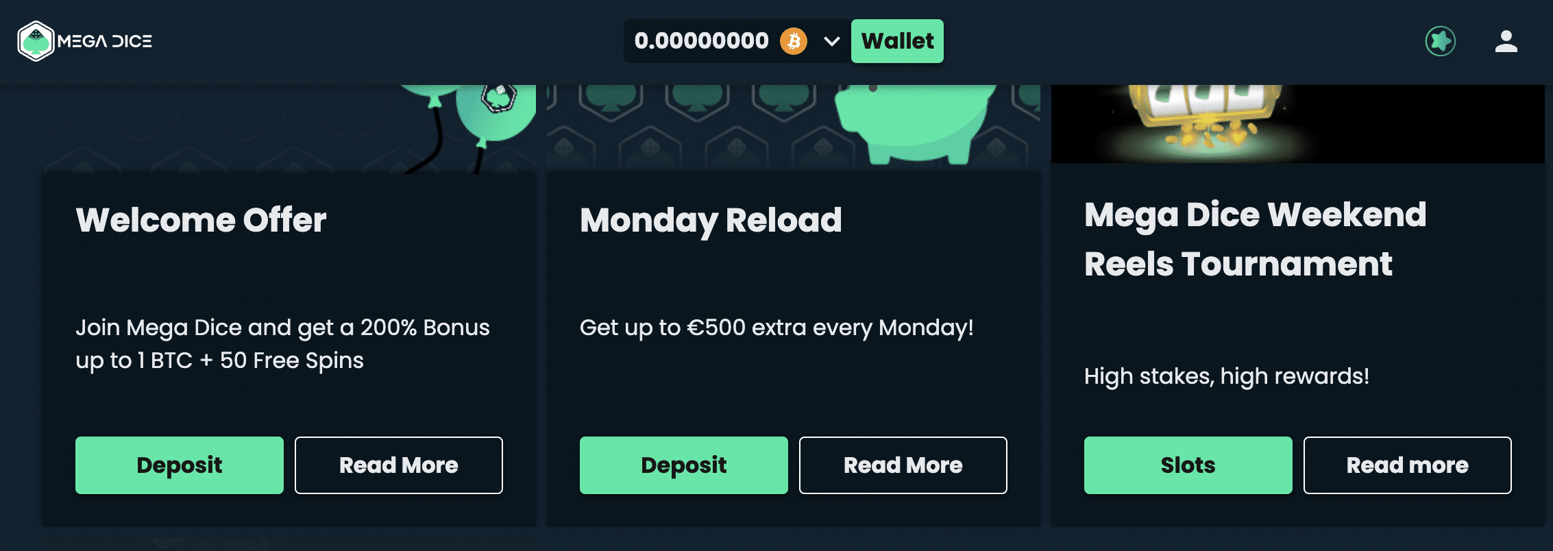 Mega Dice Monday Reload