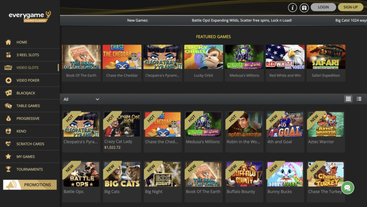 Everygame Mastercard Casino