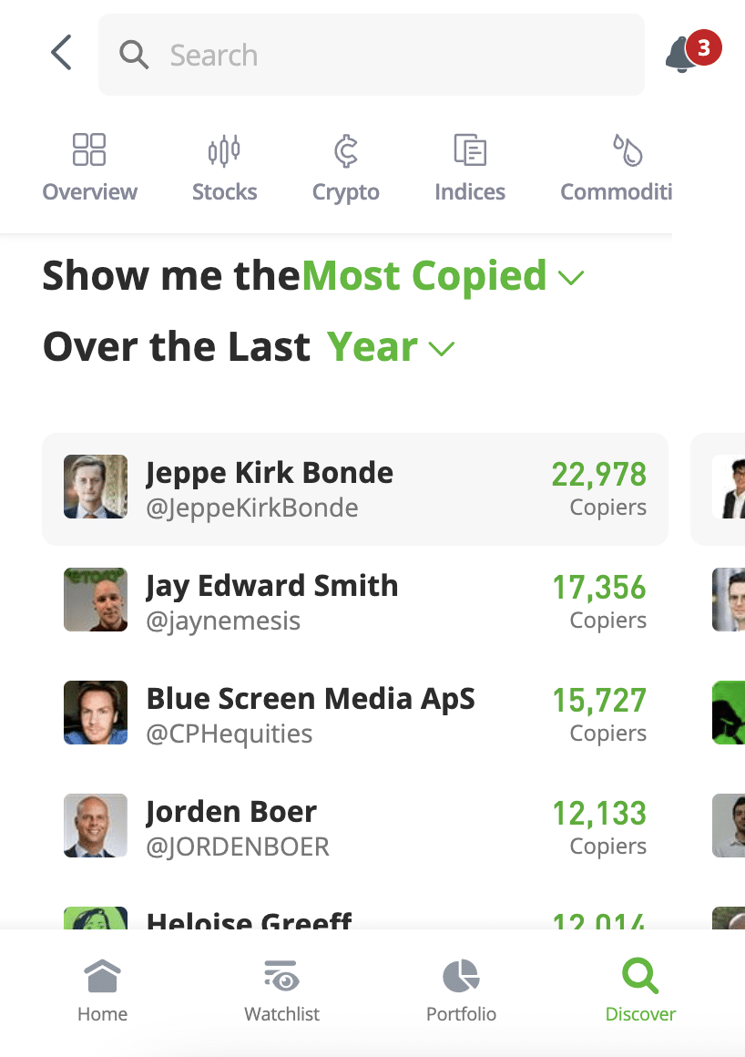 eToro forex app review