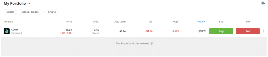 etoro my portfolio PnL
