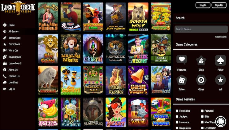 Lucky Creek Neosurf Casino