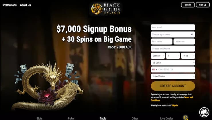 Black Lotus Neosurf Casino