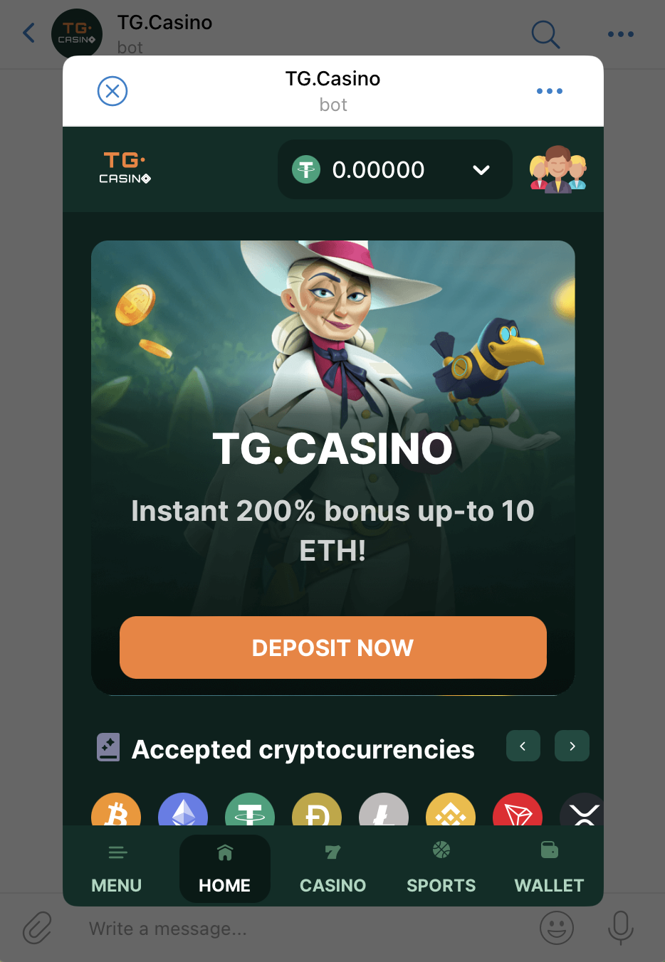 T.G Casino Telegram group