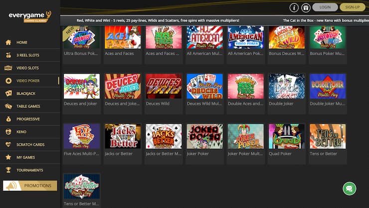 Everygame Instant Play Casino