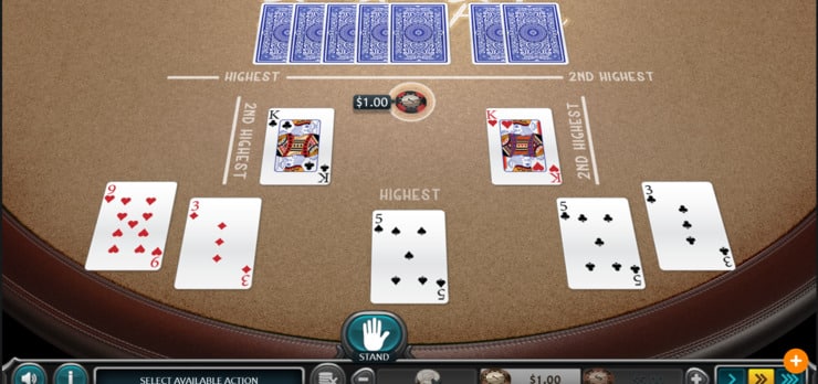 Pai gow stand.