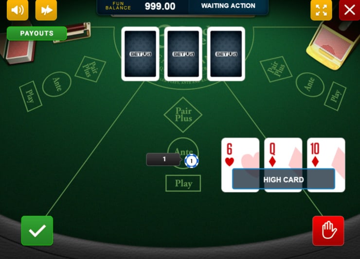 Three card poker