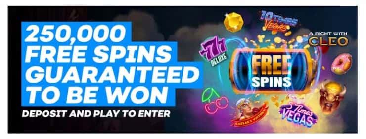 Bovada Free Spins Bonanza