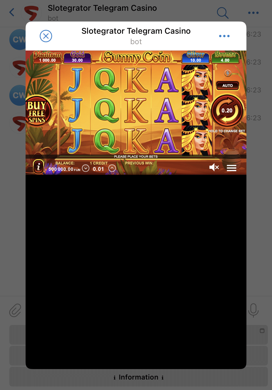 Slotegrator Telegram casino