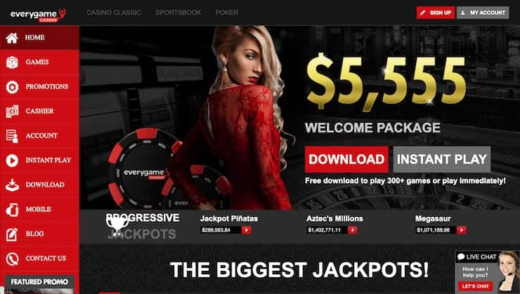 Everygame Oregon Online Casino