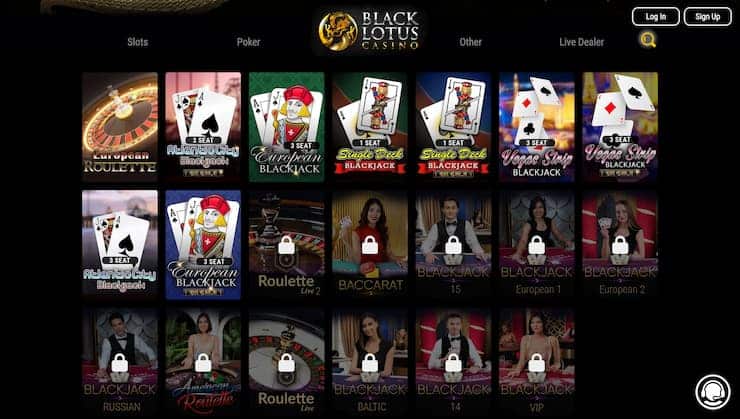 Black Lotus Oregon Online Casino