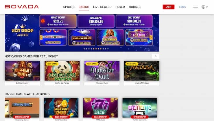 Bovada  Deposit Casino