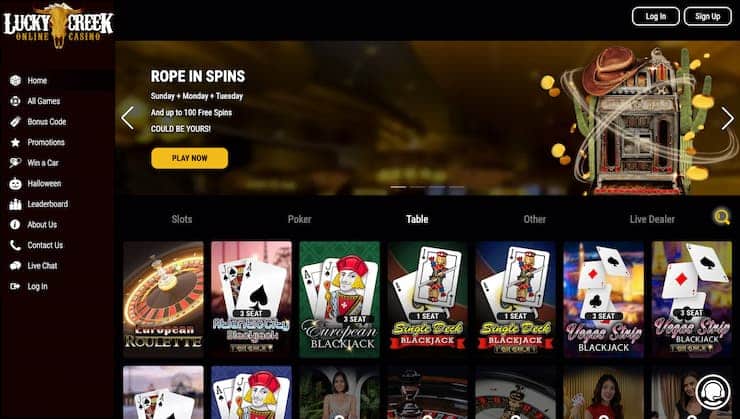 Lucky Creek  Deposit Casino