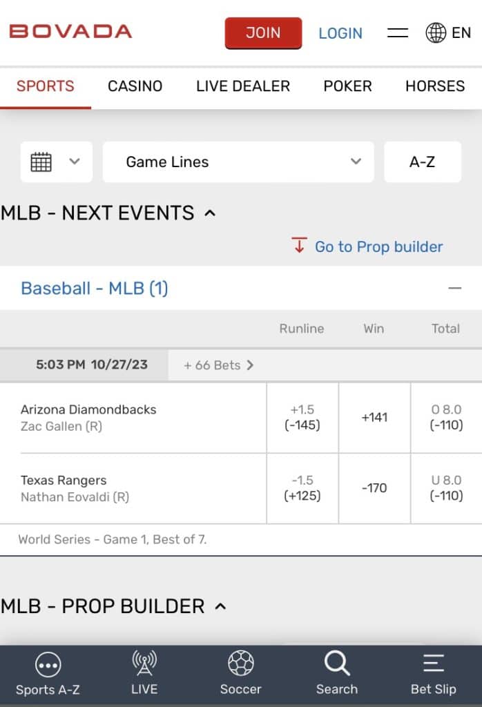 Bovada TX App