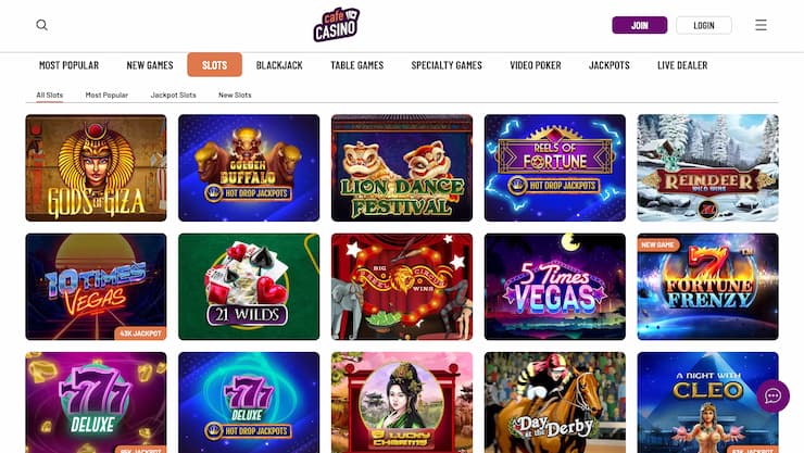 Cafe Casino Slots