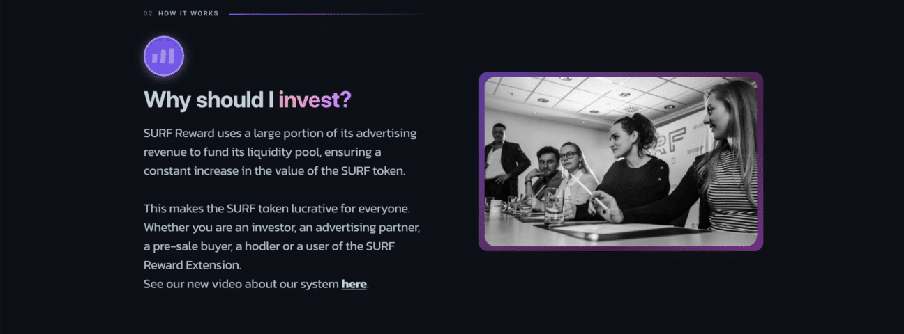 Surf Reward project fundamentals